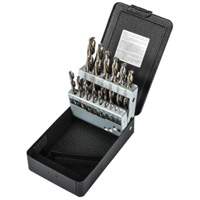 Jobber Length Drill Bit Set, 15 Pieces, High Speed Steel Solutions industrielles ALPHA