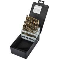 Heavy-duty Screw Machine Drill Bit Set, 29 Pieces, High Speed Cobalt Solutions industrielles ALPHA