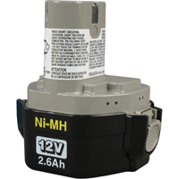 Bloc-piles de style nacelle, Ni-MH, 12 V, 2,6 A Solutions industrielles ALPHA
