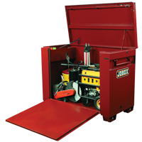 High-Capacity Drop-Front Chest, 60" x 31" x 45", Steel, Red Solutions industrielles ALPHA