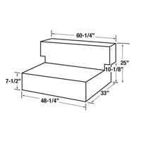 R&eacute;servoir de transfert pour carburant en acier, Acier, Capacit&eacute; 100 gal., Noir Solutions industrielles ALPHA