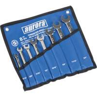 Fixed Head Wrench Set, Combination, 8 Pieces, Imperial Solutions industrielles ALPHA