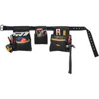 Ceinture &agrave; outils combin&eacute;e de luxe, Polyester, Noir Solutions industrielles ALPHA