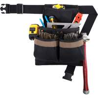 Petite ceinture &agrave; outils de luxe, Polyester, Noir Solutions industrielles ALPHA