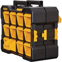 Organisateur Flip-Bin, 3-7/8" la x 17-3/4" p x 13-7/8" h, Noir/Jaune Solutions industrielles ALPHA