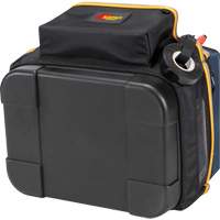 Molded Base Electrical/HVAC Tool Carrier, Ballistic Polyester, 20 Pockets, Black/Blue Solutions industrielles ALPHA