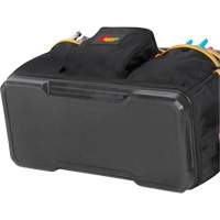 Molded Base Contractor's Closed-Top Tool Bag, Ballistic Polyester, 29 Pockets, Black/Blue Solutions industrielles ALPHA