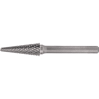 Solid Carbide Burrs - Taper Shape Radius End 14° Solutions industrielles ALPHA