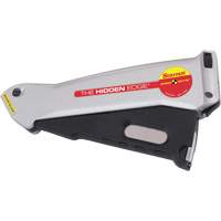 Hidden Edge&reg; Knife, 19 mm, Steel, Aluminum Handle Solutions industrielles ALPHA