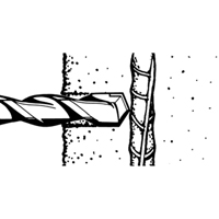 Coupe-barres d'armature rotatifs, 3/8", Tige SDS-Plus, Carbure Solutions industrielles ALPHA