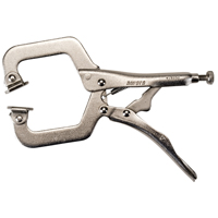 Pince-&eacute;tau avec coussins pivotants, Longueur 6", Pinces serre-joints Solutions industrielles ALPHA