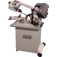 Dual Swivel Metal Cutting Band Saws, Horizontal, Round 5" and 5" x 6" Rectangular Cutting Capacity Solutions industrielles ALPHA