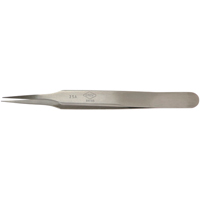 Tweezers - Pointed Tip, Straight Relieved Solutions industrielles ALPHA