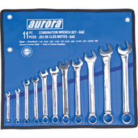 Wrench Set, Combination, 11 Pieces, Imperial Solutions industrielles ALPHA