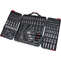 1/4", 3/8" & 1/2" Drive SAE/Metric Socket & Wrench Set, 210 Pcs, Deep Solutions industrielles ALPHA