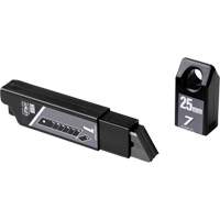 Lames de rechange noires tr&egrave;s aiguis&eacute;es, Style Cassable Solutions industrielles ALPHA