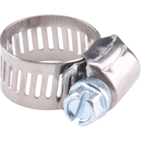 Reusable Zinc Plated Stainless Steel Clamp, Min Dia. 5/16", Max Dia. 7/8" Solutions industrielles ALPHA