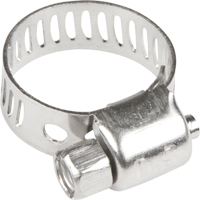 Colliers de serrage pour tuyaux - Collier de serrage & vis en acier inoxydable, Dia. min 1/5", Dia. max 5/8" Solutions industrielles ALPHA