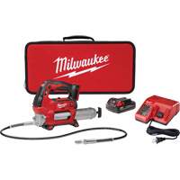 Ensemble de pistolet graisseur sans fil &agrave; deux vitesses M18, Lithium-ion, 18 V Solutions industrielles ALPHA