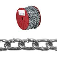 Chaîne torsad&eacute;e, Acier &agrave; faible teneur en carbone, #2 x 125' (38,1 m) l, Charge d'utilisation 310 lb (0,155 tonne) Solutions industrielles ALPHA