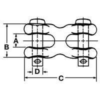 Maillon d'attache double Solutions industrielles ALPHA
