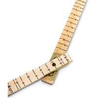Red End&reg; Oversized Brick Mason Rule, 6' L, Wood, 1/16" Graduations Solutions industrielles ALPHA