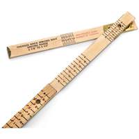 Red End&reg; Oversized Brick Mason Rule, 6' L, Wood, 1/16" Graduations Solutions industrielles ALPHA