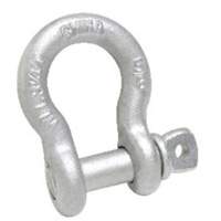 Anchor Shackle, 3/16", Screw Pin, Hot Dip Galvanized Solutions industrielles ALPHA