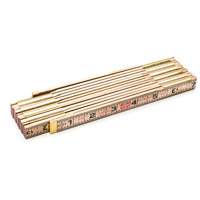 Red End&reg; Rule with Two 6" Slide Rule Extensions, 6' L, Wood, 1/16" Graduations Solutions industrielles ALPHA