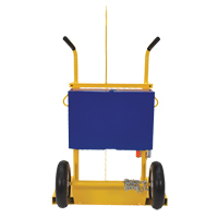 Chariot pour chalumeau et bouteille de soudage, Roues Pneumatique, Base de 24" la x 19-1/2" lo, 500 lb Solutions industrielles ALPHA