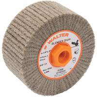 Tambour de conditionnement de surface Blendex ALLSTEEL, 4-1/4" dia. x 2" la, 5/8"-11 Arbre, Grain Fin Solutions industrielles ALPHA