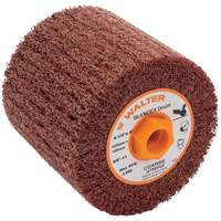 Tambour de conditionnement de surface Blendex ALLSTEEL, 4-1/4" dia. x 4" la, 5/8"-11 Arbre, Grain Cors&eacute; Solutions industrielles ALPHA