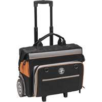 Tradesman Pro Rolling Tool Bag, Ballistic Polyester, 24 Pockets, Black/Orange Solutions industrielles ALPHA