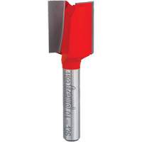 Router Bit - Double Flute Straight Bit, 5/8" Dia., 7/8" H, 2-1/8" L, 1/4" Shank Solutions industrielles ALPHA