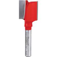 Router Bit - Double Flute Straight Bit, 3/4" Dia., 1" H, 2-1/8" L, 1/4" Shank Solutions industrielles ALPHA