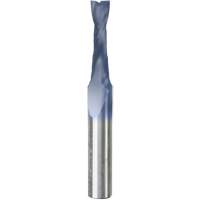 Up Spiral Router Bit, 1/4" Dia., 1" Carbide Height, 2-1/2" L, 1/4" Shank Solutions industrielles ALPHA