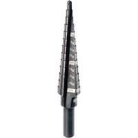 Foret &eacute;tag&eacute; no 1, 1/8" - 1/2", Incr&eacute;ments de 1/32", Acier rapide Solutions industrielles ALPHA