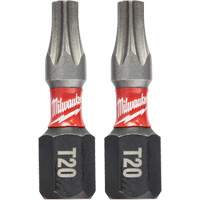 Forets &agrave; chocs Shockwave, Torx, T-20, Prise 1/4" Solutions industrielles ALPHA