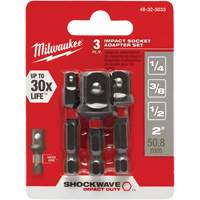 Jeu d'adaptateur de douilles &agrave; chocs Shockwave, 1/4" Prise, Sph&eacute;rique, 1-7/8" lo Solutions industrielles ALPHA