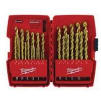 Jeu de forets &eacute;tag&eacute;s Thunderbolt, 29 morceaux, Acier rapide Solutions industrielles ALPHA