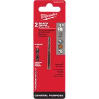 Thunderbolt&reg; Jobber Drill Bit, High Speed Steel, 1/16", 1-7/8" L, 7/8" Flute, 135° Point Angle Solutions industrielles ALPHA
