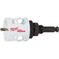 Scie-cloche Hole Dozer avec arbre, 2", Profondeur de la coupe 1-5/8", Bim&eacute;tal Solutions industrielles ALPHA