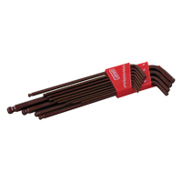 Extra Long Arm Ball Hex Key Set, 13 Pcs., Imperial Solutions industrielles ALPHA