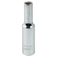 Socket, 3/16", 1/4" Drive, 12 Points Solutions industrielles ALPHA