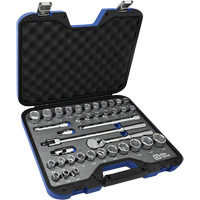 SAE & Metric Socket & Attachments Set, 38 Pcs, 1/2" Drive Size Solutions industrielles ALPHA