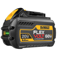 FlexVolt Battery, Lithium-Ion, 60 V, 6 A Solutions industrielles ALPHA