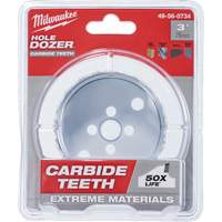 Scie &agrave; bouteur Hole Dozer avec dents au carbure, 3", Profondeur de la coupe 1-63/100", Carbure Solutions industrielles ALPHA