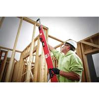 RedStick Expandable Level, I-Beam, 12' L, Aluminum, 3, Magnetic Solutions industrielles ALPHA
