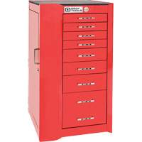 Armoire compl&eacute;mentaire gauche de s&eacute;rie Pro+, 8 tiroirs, 19" la x 19" p x 36-1/2" h, Rouge Solutions industrielles ALPHA