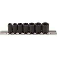 Jeu de douilles magn&eacute;tiques, 7 Mcx, Chocs, Prise de 1/4" Solutions industrielles ALPHA